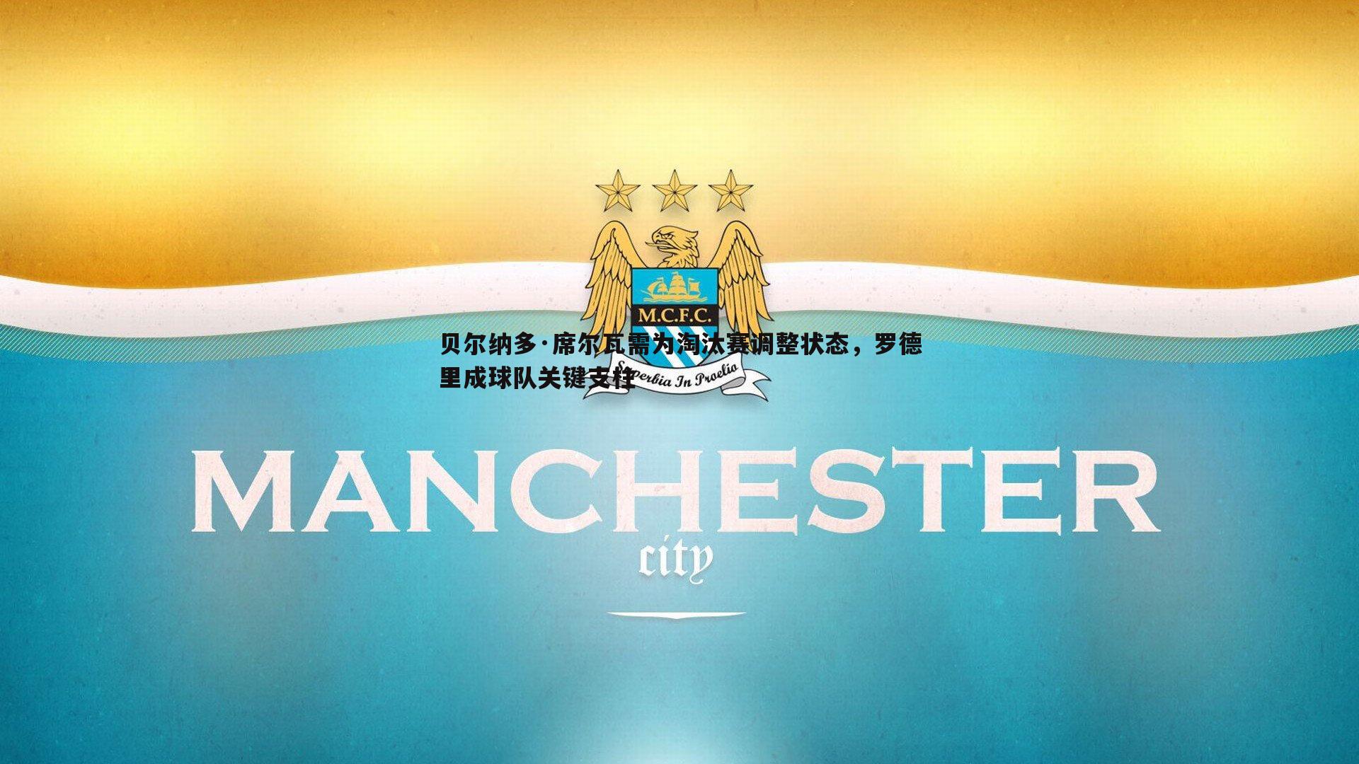 贝尔纳多·席尔瓦需为淘汰赛调整状态，罗德里成球队关键支柱